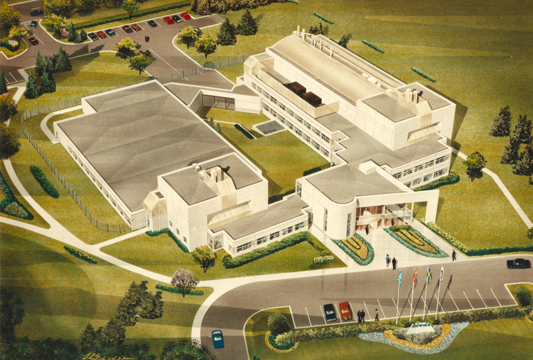 In 1994, Astra Pharma announced a $ 33 million investment to build a research laboratory on the Saint-Laurent campus.