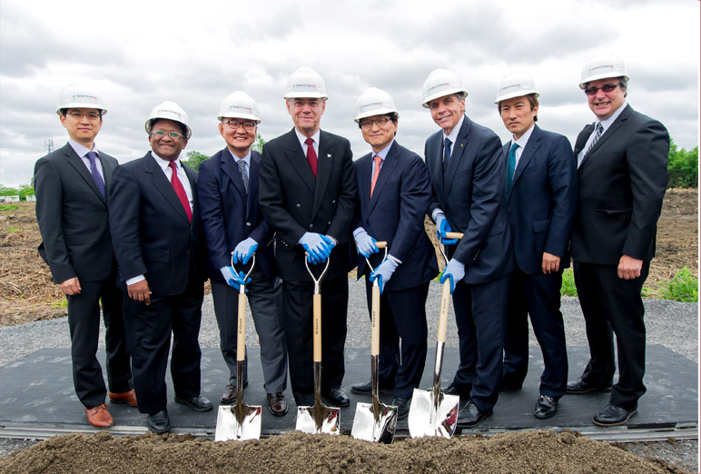 In 2015, several real estate projects are launched: Green Cross Biotherapeutics, ABB and 4Degrées.