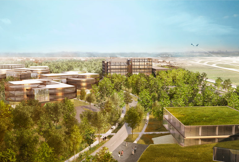 Infrastructure works begin on the Éco-campus Hubert Reeves.